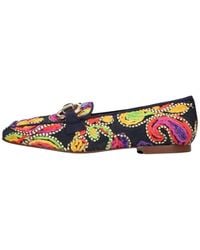 Pedro Miralles - Blaue Wildleder Loafer Mit Samt-Akzenten - Lyst