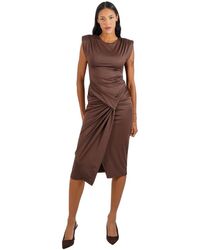 Hope - Kleedjes ,Bruin ,Abito Grandiosa - Lyst