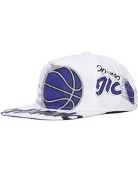 Mitchell & Ness - Accessoires ,Wit ,Katoen Orlando Magic Platte Klep Pet Wit - Lyst