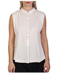 BOSS - Tops ,Wit ,Feskies Ribbed Top - Lyst