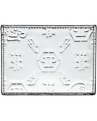 Philipp Plein - Mirror Leather Cards Holder Monogram - Lyst