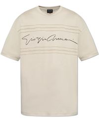 Giorgio Armani - Tops > t-shirts - Lyst