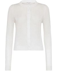 Brunello Cucinelli - Weiße pullover für frauen - Lyst