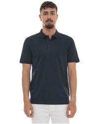 HUGO - Tops ,Blauw ,Katoen H-Parlay-247 Polo Shirt Met Korte Mouwen - Lyst
