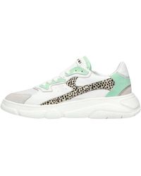H.i.p. - Schoenen ,Veelkleurig ,Leer Witte Lage Sneaker H1096L - Lyst