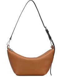 Longchamp - Slouchy Leder Umhängetasche - Lyst
