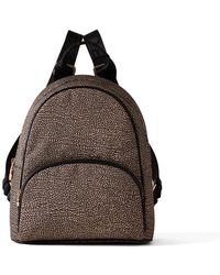 Borbonese - Backpacks,mittlerer rucksack x11 op naturale/nero - Lyst