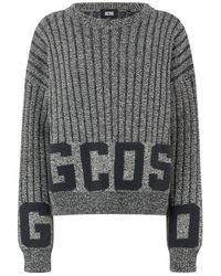 Gcds - Pullover Mit Geripptem Logo - Lyst