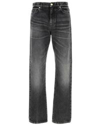 Versace - Slate Denim Jeans - Lyst