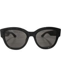 McQueen - Accessoires ,Zwart ,Rechthoekige Zonnebril - Lyst