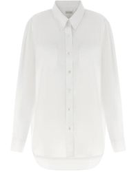Dries Van Noten - Overhemden ,Wit ,Katoen Cheers Button-Down Overhemd - Lyst
