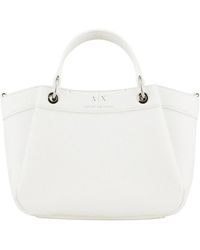 Armani Exchange - Stilvolle weiße handtasche mit schultergurt - Lyst