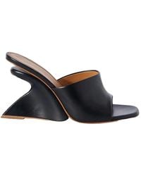 Off-White c/o Virgil Abloh - Stylish Leather Wedge Pumps For - Lyst