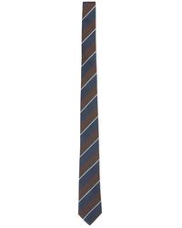 Paul Smith - Accessoires ,Veelkleurig ,Polyester Gestreept Zijden Das - Lyst