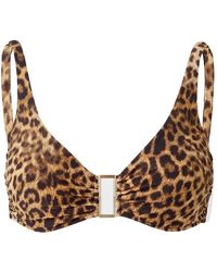 Melissa Odabash - Bel Air Cheetah Spotted Bikini Top - Lyst