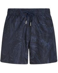 Etro - Paisley Zwemshorts - Lyst