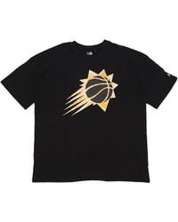 KTZ - Tops ,Zwart ,Katoen Phoenix Suns Logo Tee Zwart/Paars - Lyst