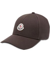 Moncler - Katoenen Gabardine Baseballpet - Lyst