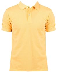 Geox - Tops ,Oranje ,Katoen Polo Shirt - Lyst