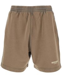 Represent - Elastic Waist Logo Shorts - Lyst