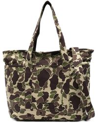 Carhartt - Canvas Schultertasche Mit Logo - Lyst