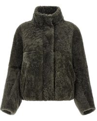Brunello Cucinelli - Lamsvacht Jas - Lyst