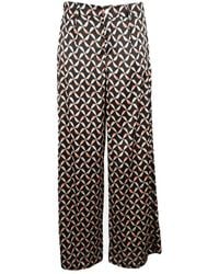 Think! - Polyester Casual Broek - Lyst