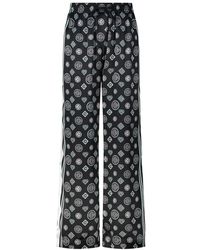 CASABLANCA - Satin Monogram Relaxed-Fit Broek - Lyst