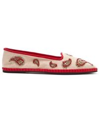 Maliparmi - Embroidery Ballet Flat - Lyst