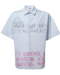 MSGM - Short Sleeve Shirts - Lyst