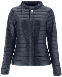 Herno - Jassen ,Blauw ,Elena Jacket - Lyst