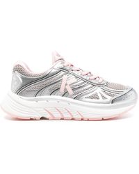 KENZO - Zapatillas con paneles grises y rosa claro - Lyst