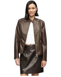 Guess - Leather Jackets - Lyst