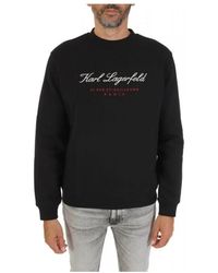 KARL LAGERFELD - Logo Sweatshirt - Lyst