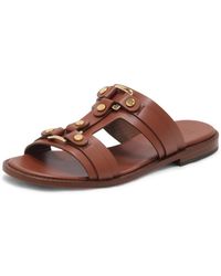 Doucal's - Schoenen ,Bruin ,Leer Urano Ciabatta Wo Sandaal - Lyst