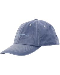 ERL - Accessoires ,Blauw ,Katoen Cotton Logo Embroidery Cap - Lyst