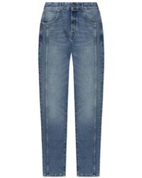Balmain - Jeans ,Blauw ,Katoen Regular Fit Jeans - Lyst