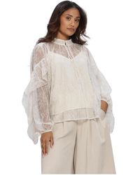 Second Female - Overhemden ,Polyester Sybell Lace Blouse - Lyst