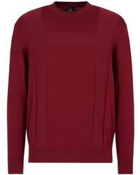ARMANI EXCHANGE - Round-Neck Knitwear - Lyst