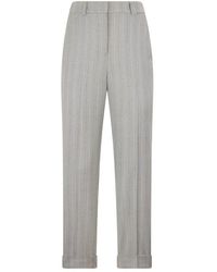 Peserico - Cropped Trousers - Lyst