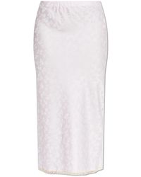 LoveShackFancy - Rokken ,Roze ,Satijn Kalo Skirt - Lyst