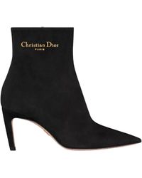 Dior - Schoenen ,Zwart ,Leer My Heeled Ankle Boot - Lyst
