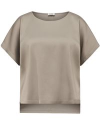 DRYKORN - Overhemden ,Grijs ,Coramy Blouse - Lyst