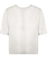 Giorgio Armani - Elegante Zijden Blouse Met Ellebooglengte Mouwen - Lyst