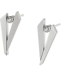 ERNSTES DESIGN - Zeitlose Eleganz Diamant Ohrringe - Lyst