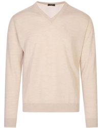 Peserico - V-Neck Knitwear - Lyst