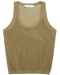 Tela - Tops ,Groen ,Sleeveless Tops - Lyst