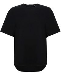 Theory - Overhemden ,Zwart ,Blouse Met Knopen Op De Rug - Lyst