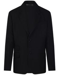 Ami Paris - Recht Gesneden Single Breasted Jas - Lyst