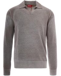 DIESEL - V-Neck Knitwear - Lyst